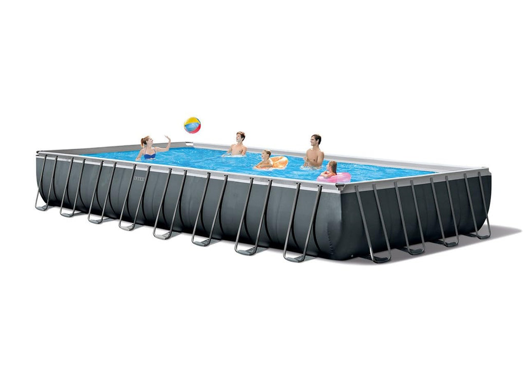 31.3ft x 16ft x 4.3ft Rectangular Pool Set