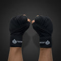 Black Boxing Hand Wraps with Breathable Mesh Pouch LEGION SPORTS
