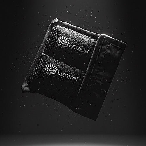 Black Boxing Hand Wraps with Breathable Mesh Pouch LEGION SPORTS